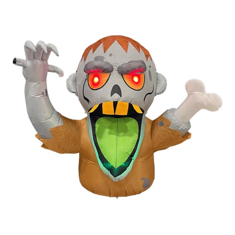 CCD-Celebrations 60 in. Big Mouth Zombie Inflatable;Length:16cm;Width:152.4cm;Height:1261cm