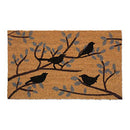 CCI-DII Animal Collection Natural Coir Doormat, 17x29, Birds & Branches;Length:45.7cm;Width:1.3cm;Height:1996cm