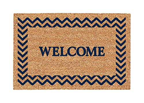 CCI-MAT COIR CHEV/WELC18X30";Length:1.5cm;Width:44.5cm;Height:1814cm