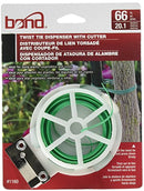 CCM-2 Boom Bond Spool of Garden Twist Tie, 66', Green;Length:2.5cm;Width:12.7cm;Height:45cm