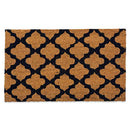 CCL-DII Natural Coir Geometric Modern Outdoor Door Mat, Front Porch D¨¦cor, 17x29, Moroccan Blue;Length:45.7cm;Width:1.3cm;Height:1996cm