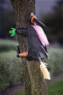 CCD-Gemmy Crashing Witch Indoor Outdoor Halloween Decoration, 24"