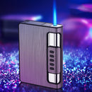 SK727-Anti-compression Automatic Cigarette Case Inflatable Lighter