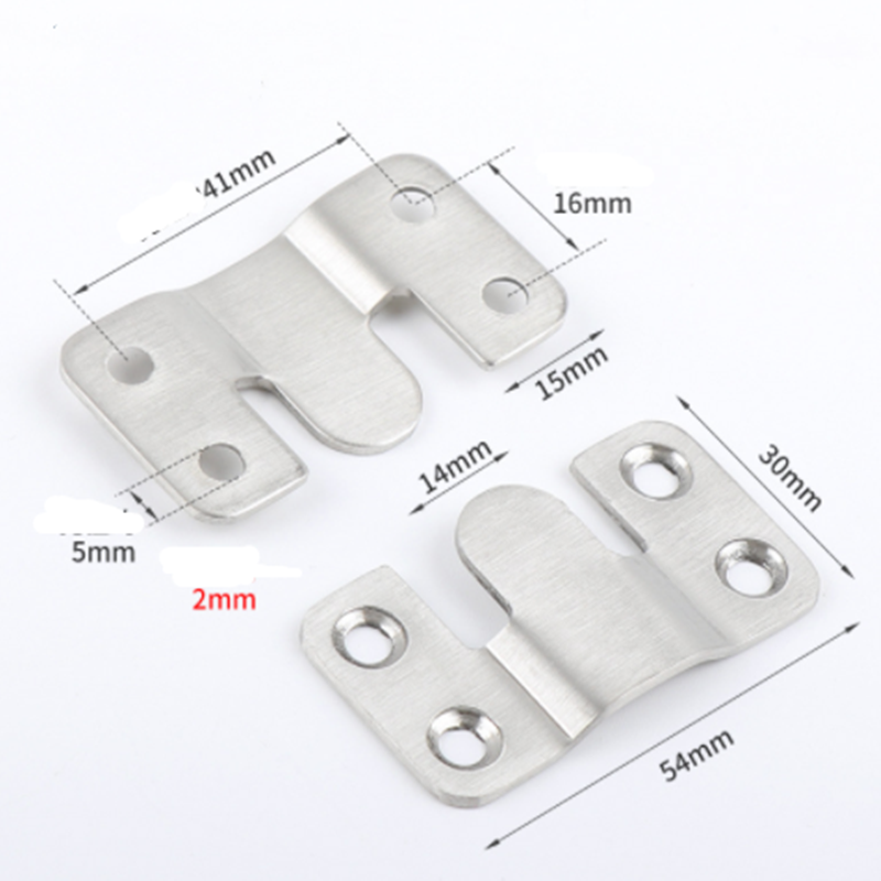 SK706-Stainless Steel Concealed Photo Frame Hanging Buckle Black Thickening