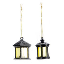 WL01  6PC Darice Set of 2 Miniature Black Lantern Ornaments
