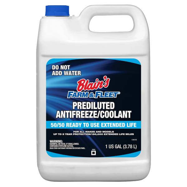 WL01 Blain's Farm & Fleet 1 Gallon 50/50 Extended Life Antifreeze