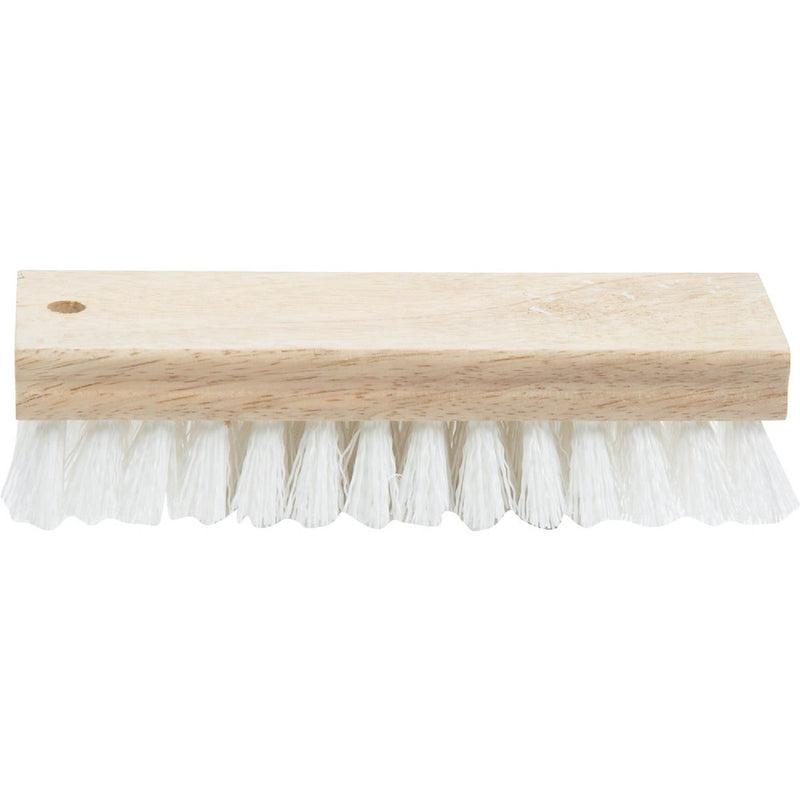 DX08 Do it 7-1-4 In. Crimped White Polypropylene Bristle Hardwood Scrub Brush 89616 616273