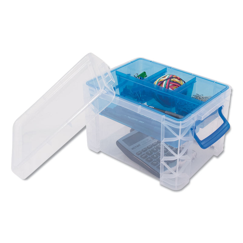 WL01  Super Stacker Divided Storage Box, 5 Sections, 7.5\\" x 10.13\\" x 6.5\\