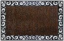 CCL-GrassWorx Clean Machine Wrought Iron Stems and Leaves Doormat, 24" x 36", Coffee Bean (10376396);Length:91.4cm;Width:2.5cm;Height:2268cm