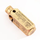 SK714-Heavy Duty Trench Shaped Brass Lighter Laser Engraving