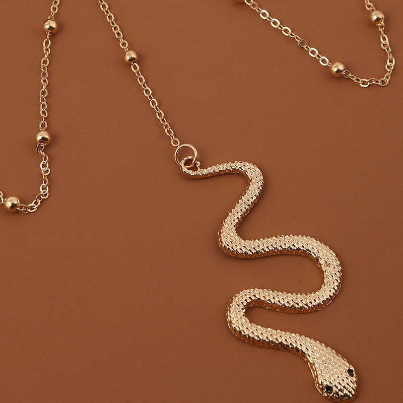 SK696-Bohemian Gold Color Beaded Chain Thigh Chain