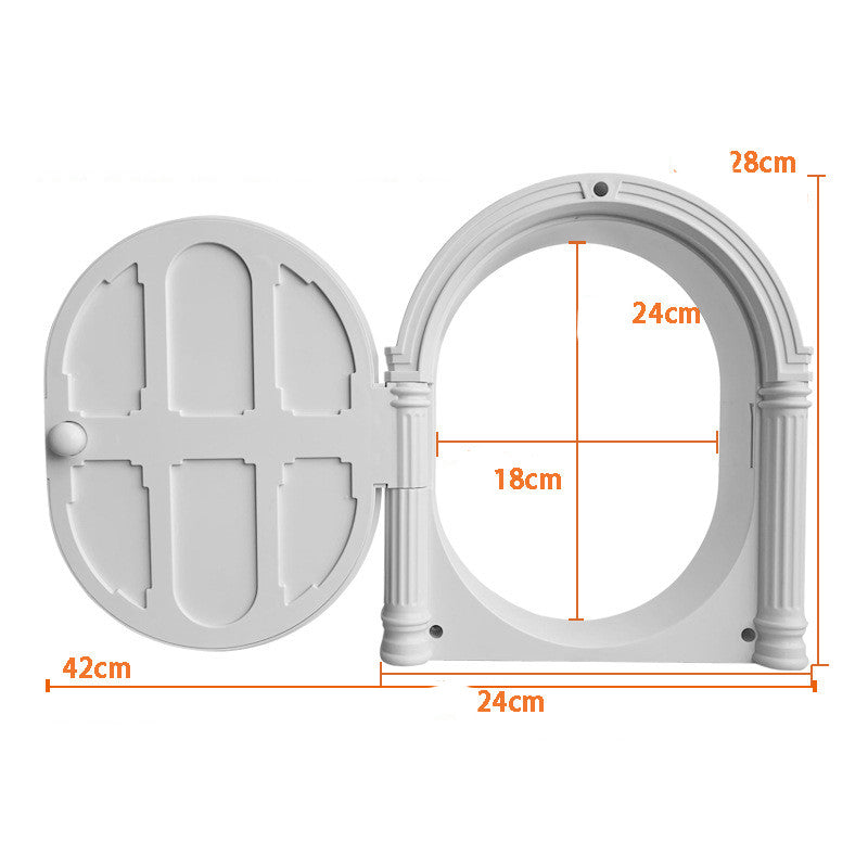 SK844-Home Simple Can Control The Direction Of Entry And Exit Cat Dog Door Pet Products