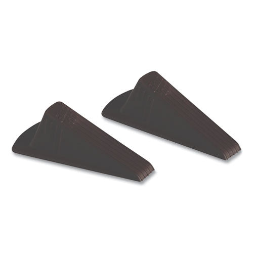 WL01  SKILCRAFT Doorstop, Large, Brown, 2/Pack