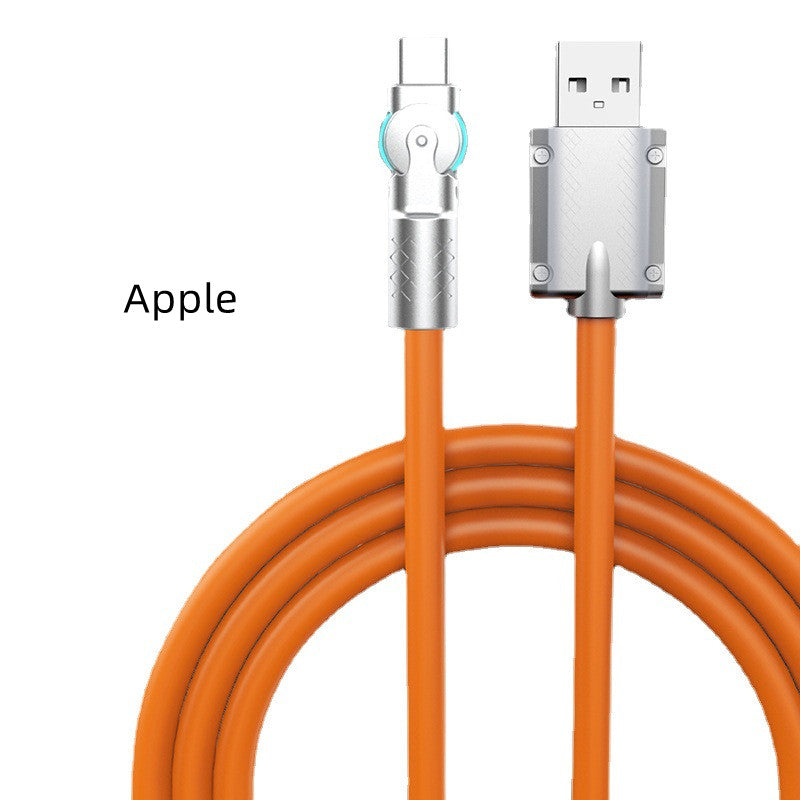 SK658-Rotating Type C Data Cable Super Fast Charging