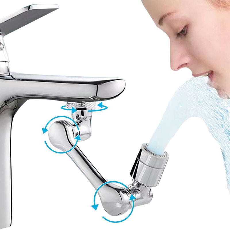SK767-Universal Faucet Washbasin Multifunctional 1080 Degree Rotation Splash Proof