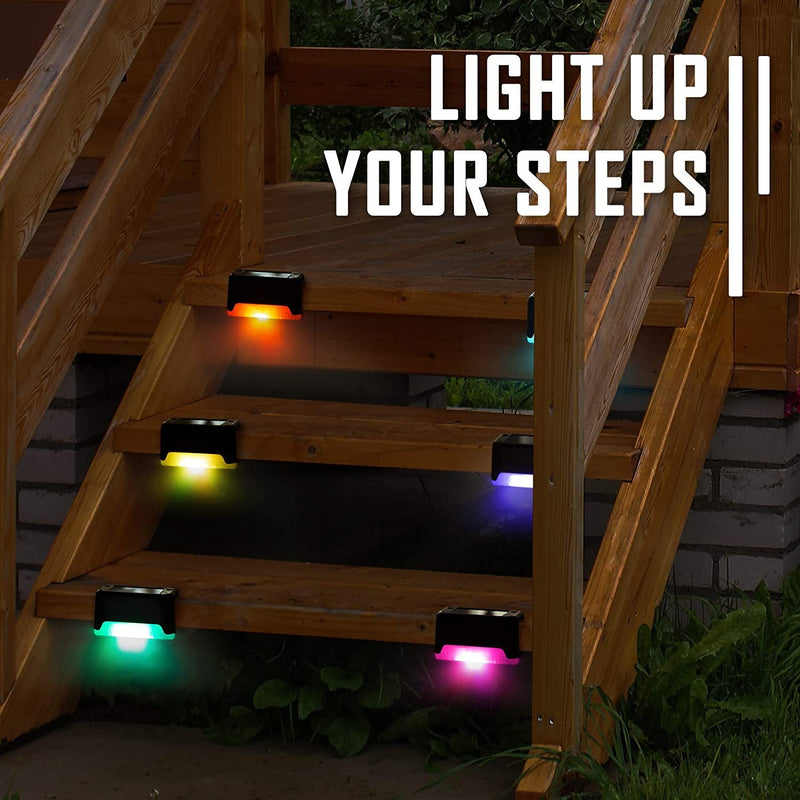 SK861-Solar Step Light Outdoor Garden Light Night Light LED Guide Light Ladder Stair Light Balcony Decoration Waterproof