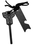 SK654-Outdoor Survival Large Solid Flint Multifunctional Fire Rod Magnesium Rod Firearm