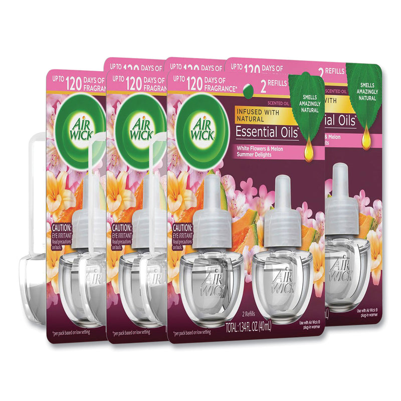 WL01  Life Scents Scented Oil Refills, Summer Delights, 0.67 oz, 2/Pack, 6 Packs/Carton