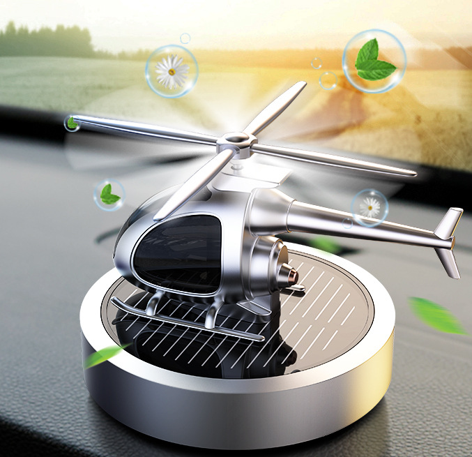 SK860-Solar Powered Car Perfume Ornaments Red