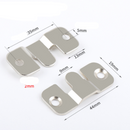 SK706-Stainless Steel Concealed Photo Frame Hanging Buckle Black Thickening