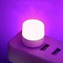 SK708-USB Plug Lamp Computer Mobile Power Charging USB Small Book Lamps LED Eye Protection Reading Light Small Round Light Night