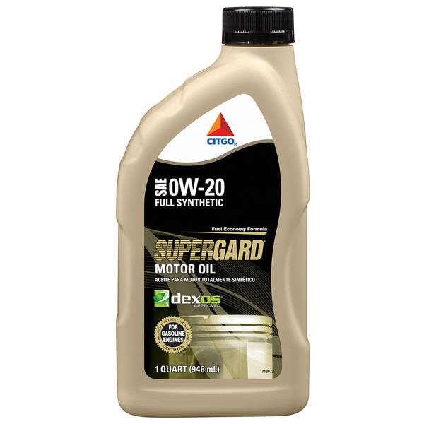 WL01 CITGO 0W20 Supergard Full Synthetic Motor Oil
