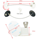 SK917-Refrigerator Lock Child Lock Sliding Door Lock
