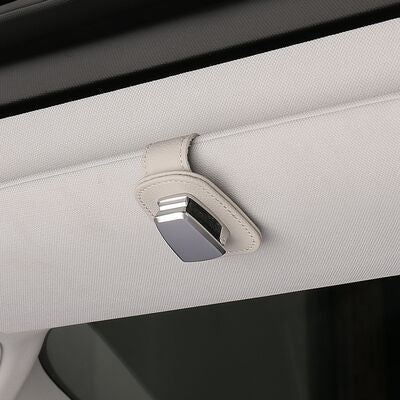 SK745-New Universal Car Leather Portable Glasses Clip