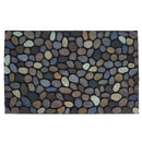 CCL-Non-Slip Outdoor/Indoor Printed Flocked Doormat, 18x30", Heavy Duty Entry Way Shoes Scraper Patio Rug Dirt Debris Mud Trapper Waterproof-Pebbles;Length:45.7cm;Width:0.6cm;Height:2087cm
