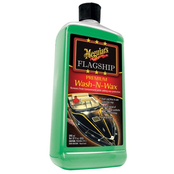 WL01 Marine Flagship Wash N Wax - 32oz