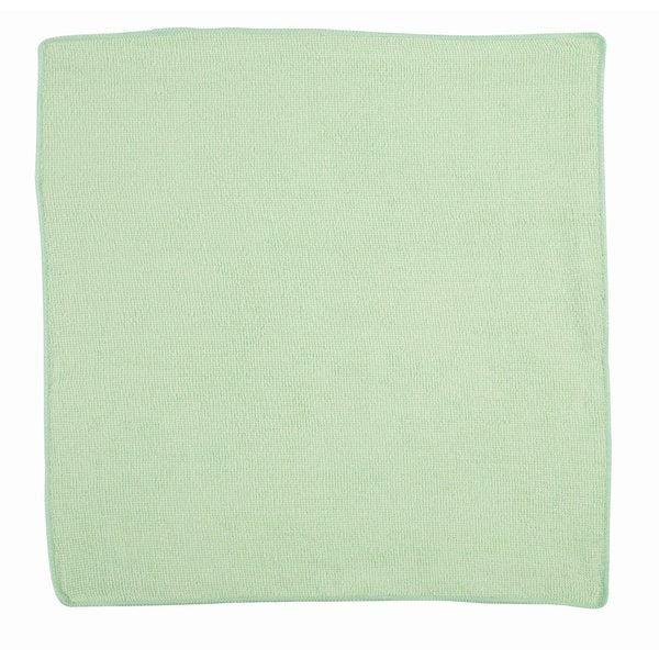 WL01 24PK MICROFIBER CLEANING CLOTH GREEN