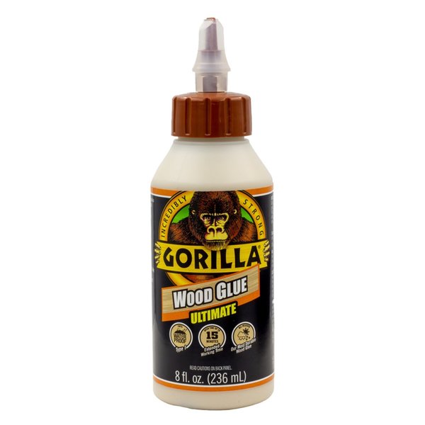 WL01 6PC Gorilla Glue Extra Strength Wood Glue 8 oz