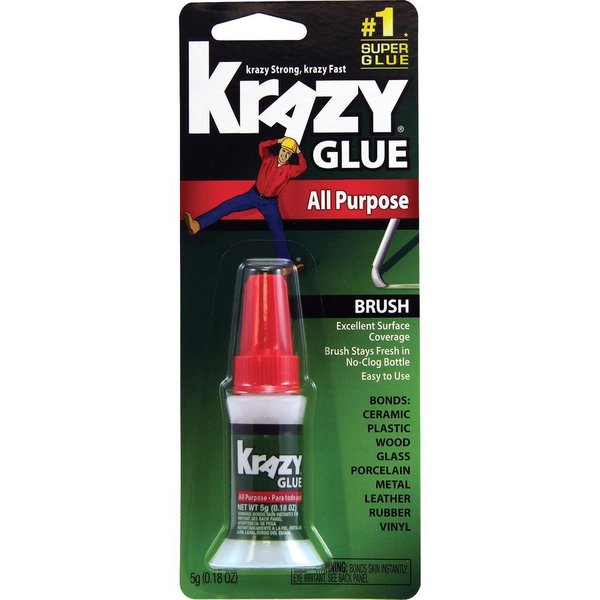 WL01 2PC Instant Krazy Glue Krazy Glue Brush On 5Gm