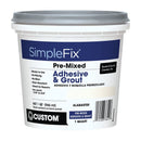 WL01 1PC Simplefix Adhesive&Grout Brtwht Qt