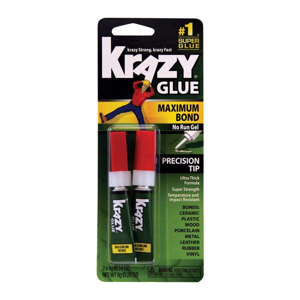 WL01 2PC Krazy Glue KRAZY GLUE MAXBD GEL 2PK