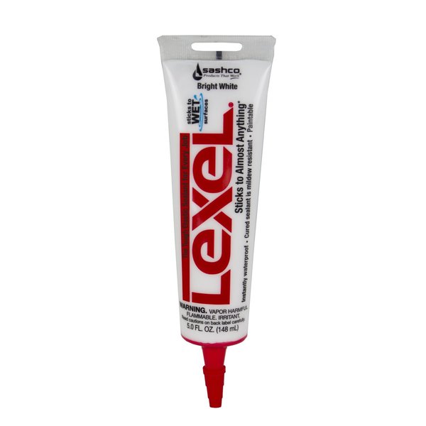 WL01 1PC Lexel Sashco  White Elastomeric Sealant 5 oz