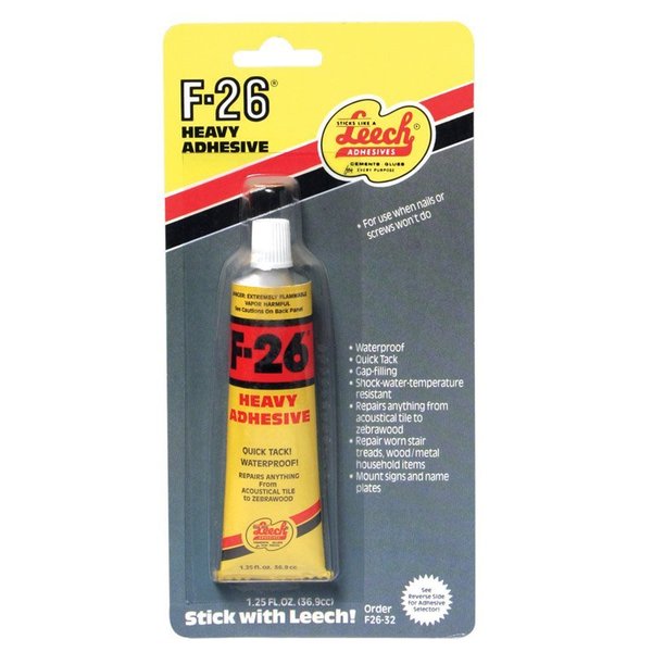 WL01 12PC F-26 High Strength Gel Heavy Duty Adhesive 1.25 oz