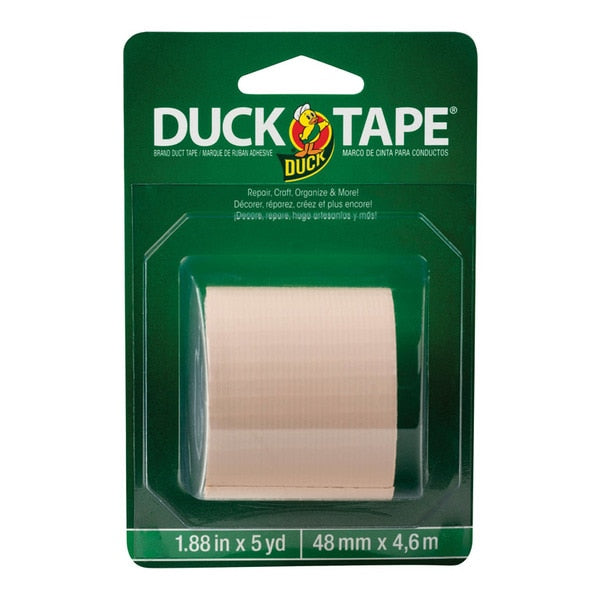 WL01 2PC Duck Brand Duck Tape Beige 5Yd