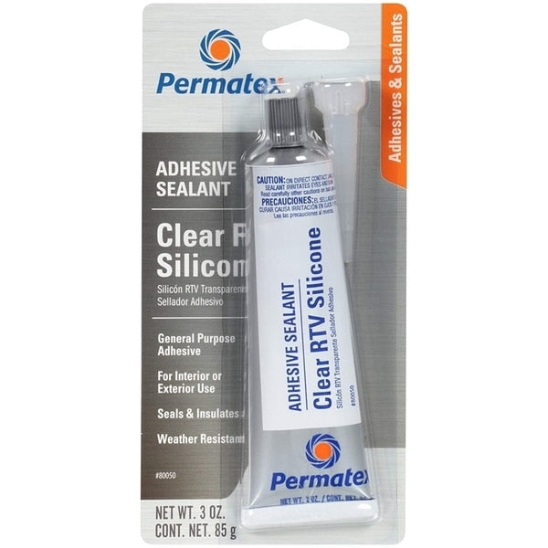 WL01 1PC Permatex Glue Rtv Silicone3Oz Clr
