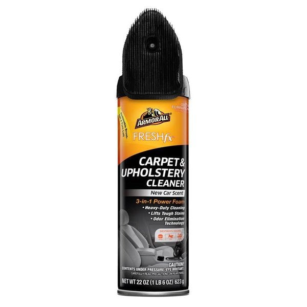WL01 FreshFx Carpet and Upholstery CleanerProtector Foam New Car Scent 22 oz