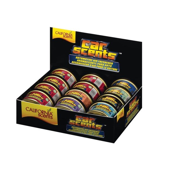 WL01 12PK Fruity Scent Car Air Freshener 1.4 oz Solid