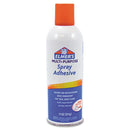 WL01 1PC Elmers Spray Adhesive, Clear, 11 oz, Aerosol Can