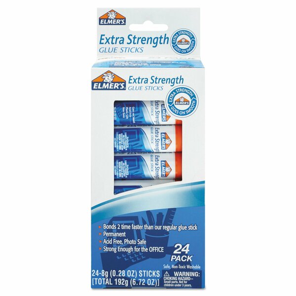 WL01 1PC Elmers Extra-Strength Office Glue Stick, 0.28 oz, Dries Clear, PK24 PK