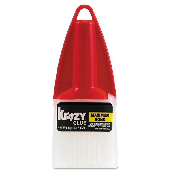 WL01 3PC Krazy Glue Glue, Clear, 0.18 oz
