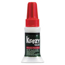 WL01 3PC Krazy Glue All Purpose Glue, Clear, 0.17 oz