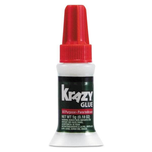 WL01 3PC Krazy Glue All Purpose Glue, Clear, 0.17 oz