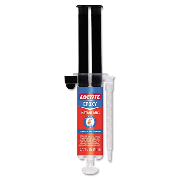 WL01 2PC Loctite Instant Mix Epoxy, 0.47 oz, Dries Clear