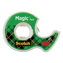WL01 3PC Scotch Magic Tape in Handheld Dispenser, 1/2\" x