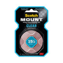 WL01 2PC Scotch 2-Sided Mounting Tape, Industrial Strength, 1\" x 60\