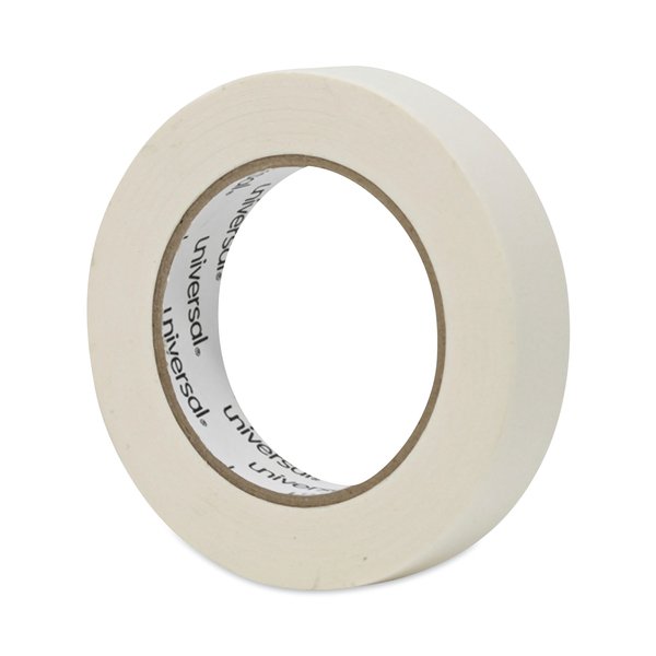 WL01 1PC Universal General-Purpose Masking Tape, 3\" Core, 24 mm x 54.8 m, Beige, PK3